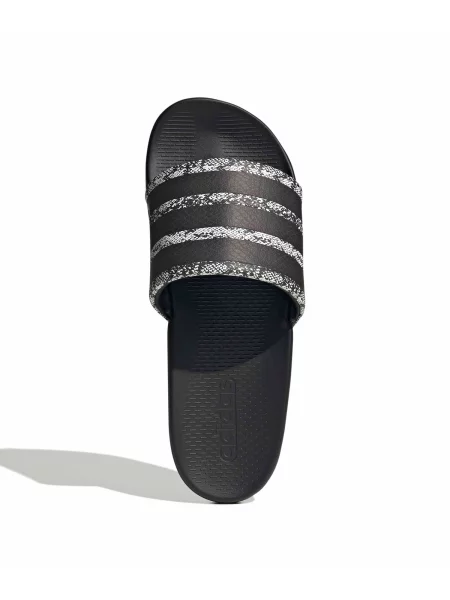 ADIDAS SPORTSWEAR Šľapky ADILETTE COMFORT / strieborná čierna