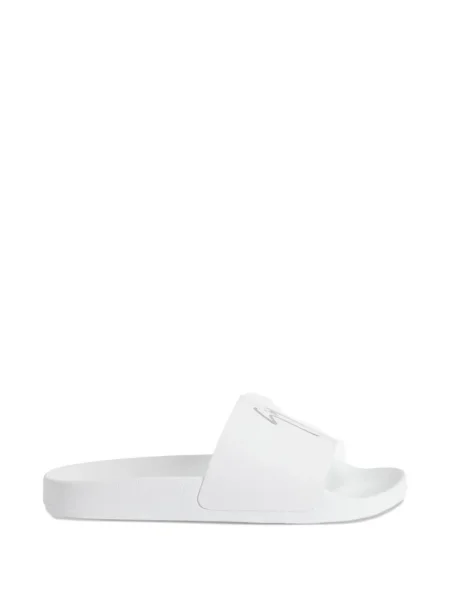 Sneakerși Giuseppe Zanotti din piele cu imagine alb