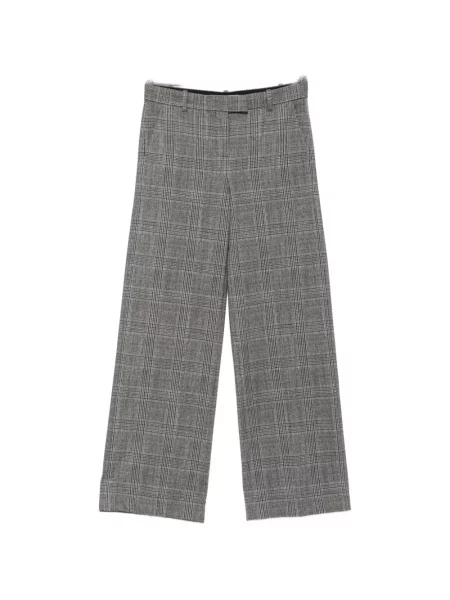 Pantaloni Circolo 1901 în carouri gri