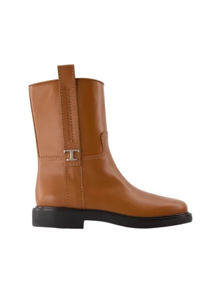 Botki Tod's wsuwane brązowe