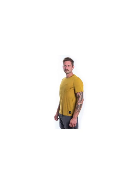SENSOR Koszulka Merino Air Traveller Tee Ss mustard-M różowa