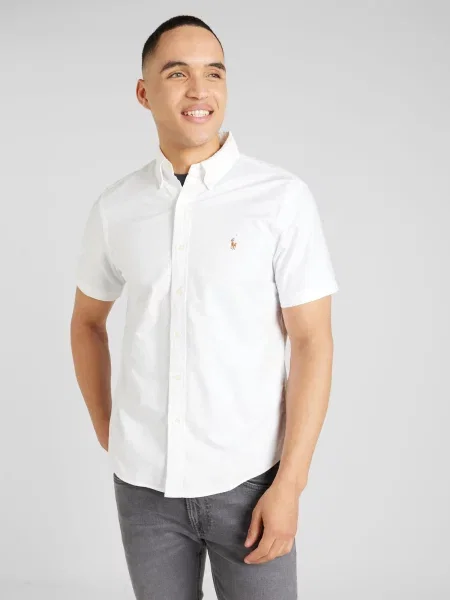 Polo Ralph Lauren Srajca mornarska / rjava bela