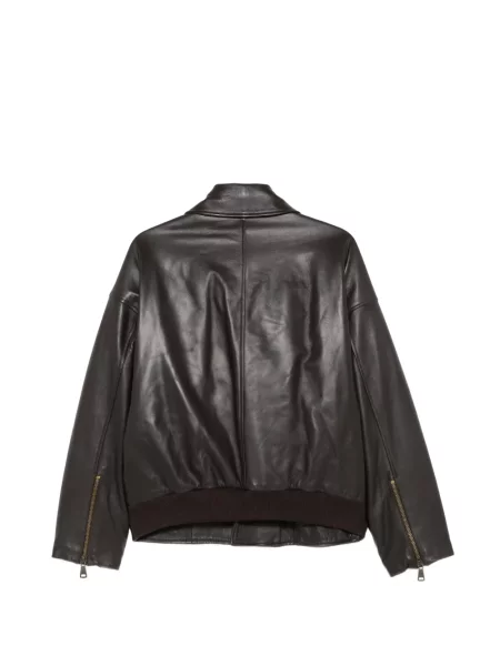 Geanta de piele Semicouture maro