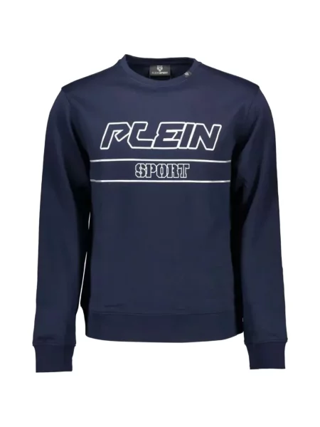 Hanorac sport Plein Sport cu imagine albastru