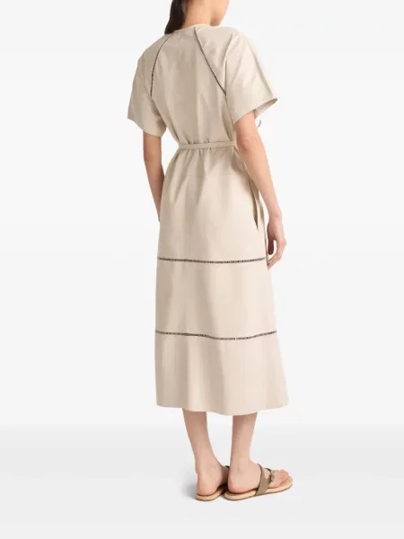 Rochie Yves Salomon din piele de costum