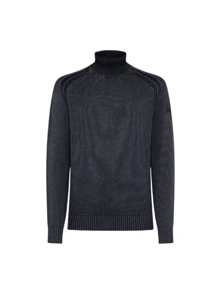 Sweter z golfem Rrd do golfa niebieski