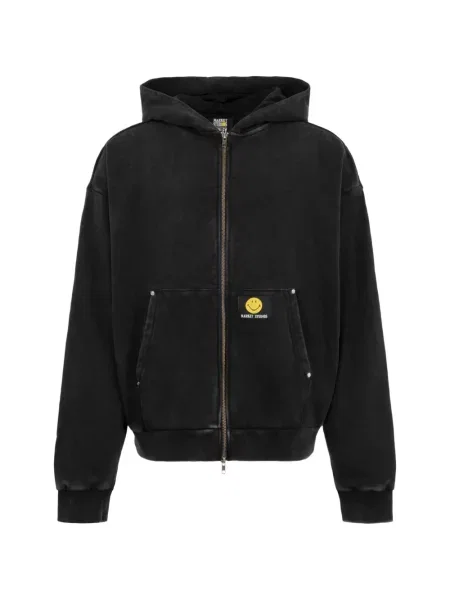 Hanorac cu glugă Market cu broderie negru
