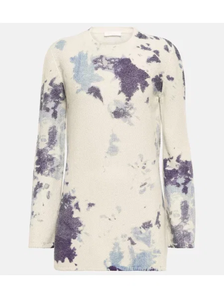 Tie-dye obleka Chloe iz kašmirja