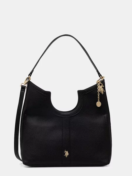 U.S. Polo Assn. torebka tote z imitacji skóry LAWSON czarna