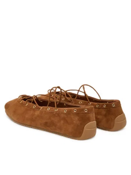 Steve Madden Baleríny Pointe hnedá