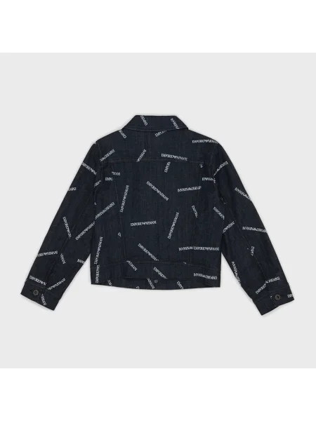 Geacă copii Emporio Armani albastru