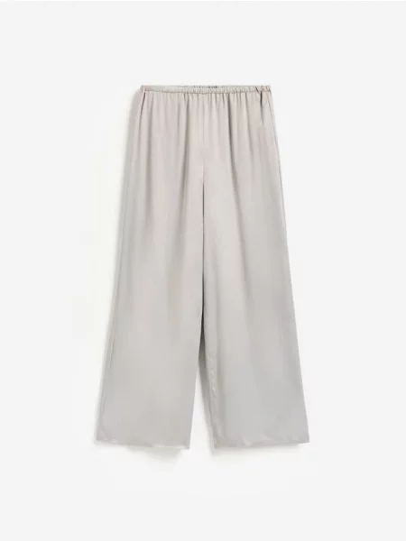 Reserved Pantaloni cu croi larg din gri-neutru gri