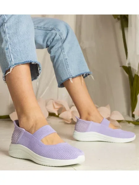 Sneakerși D/ceo slip-on violet