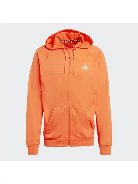 ADIDAS bluza dresowa na z kapturem S czerwona