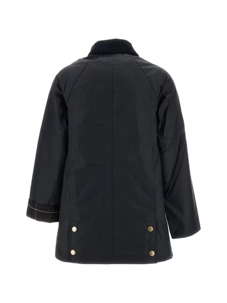 Gulerat ceruit palton Barbour de catifea cord albastru