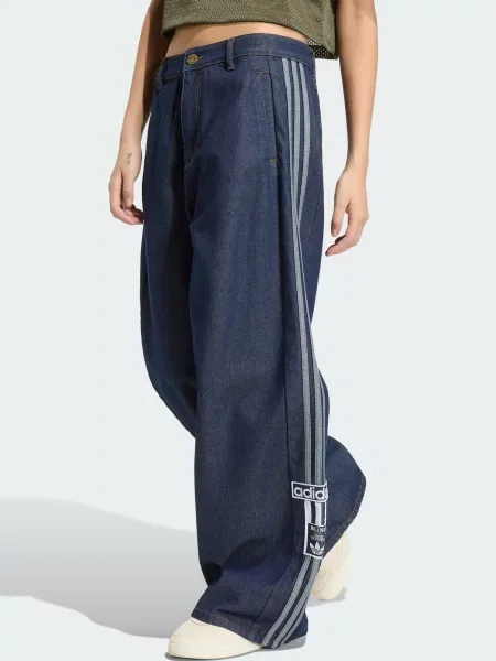 ADIDAS ORIGINALS Džínsy Adibreak tmavomodrá / sivá modrá