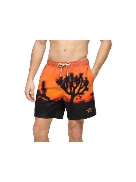 Rövid fürdőruha Superdry narancsszínű