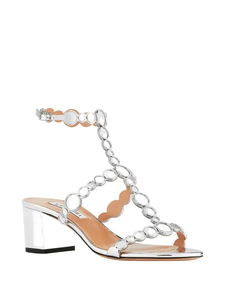 Sandale Aquazzura argintiu