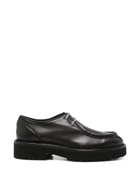 Pantofi derby Doucal's chunky negru
