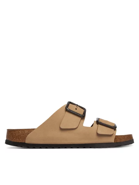 Birkenstock Шльопанці Arizona Wire Buckle бежевий