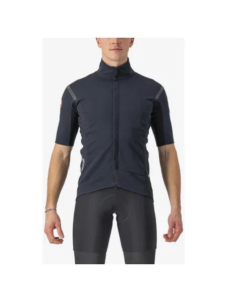 Koszulka z krótkim rękawem Castelli Gabba RoS 2 Rosso Corsa GORE-TEX INFINIUM™ Jasnoczarna Odblaskowa M czarna