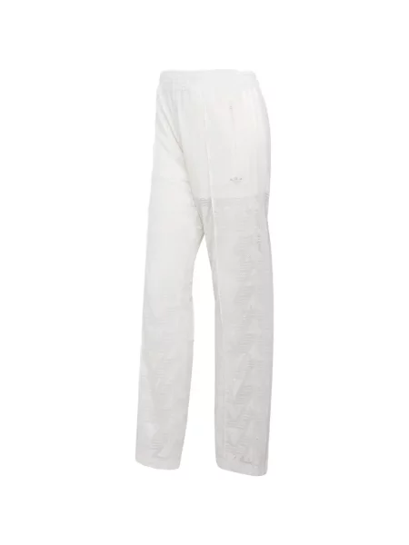 Pantaloni Adidas din dantelă alergare alb