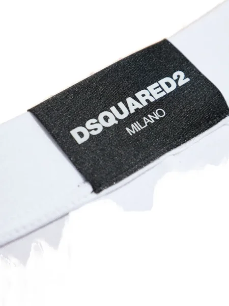 Chiloți Dsquared2 cu autograf alb