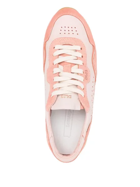 Sneakerși Lemargo din piele de căprioară roz