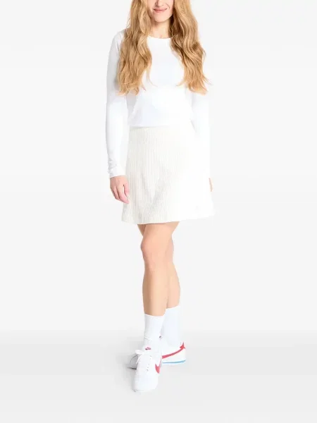 Fusta mini Nike tricotate alb