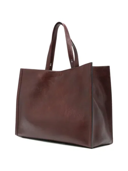 Велурена шопинг чанта Anya Hindmarch кафяво