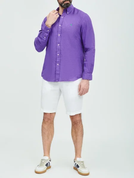 Сорочка Polo Ralph Lauren фіолетова