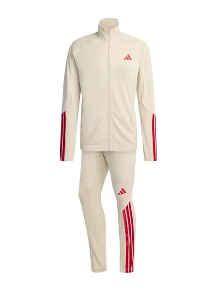 ADIDAS SPORTSWEAR Costum de trening STADIUM ecru roșu