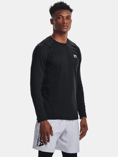 UNDER ARMOUR koszulka sportowa z długim rękawem Fitted Crew XL czarna