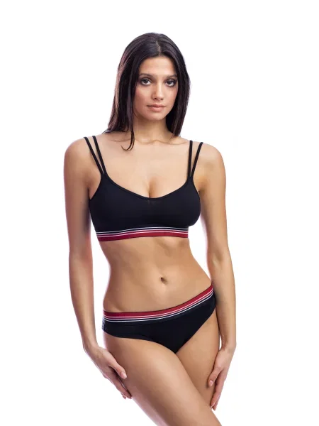 Труси Uniconf бавовна/еластан чорний