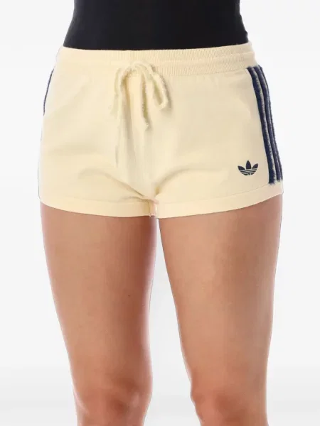 Pantaloni Adidas alergare cu broderie chunky verde