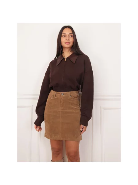 Suknja La Modeuse smeđa