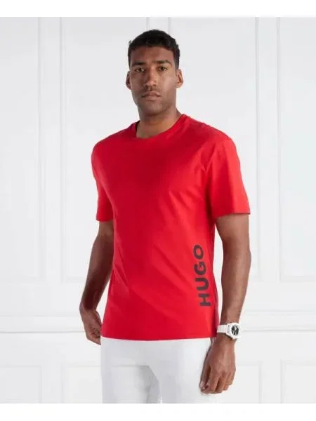 Hugo Tricou | Relaxed fit roșu