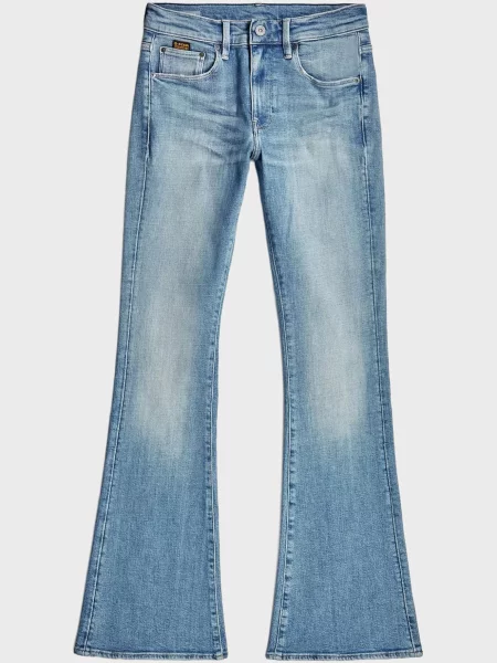 Джинси кльош G-star Raw блакитні