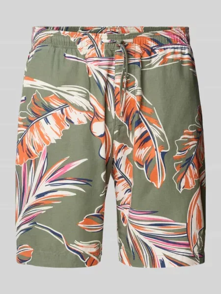 Bermudy o kroju regular fit ze wzorem na całej powierzchni Tommy Hilfiger