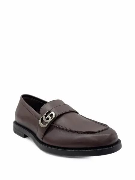 Pantofi loafer Gucci maro