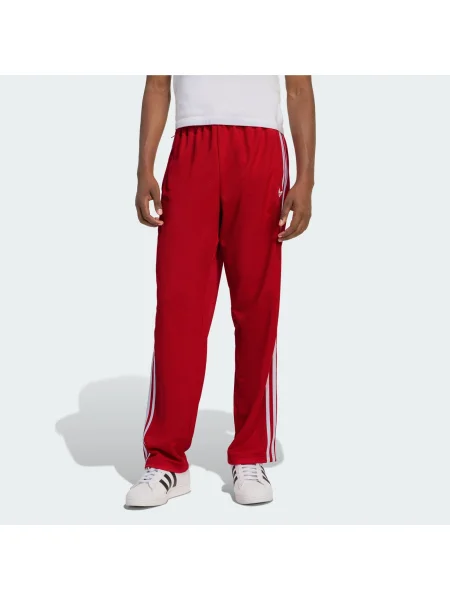 ADIDAS ORIGINALS Hlače Firebird Adicolor crvena bijela