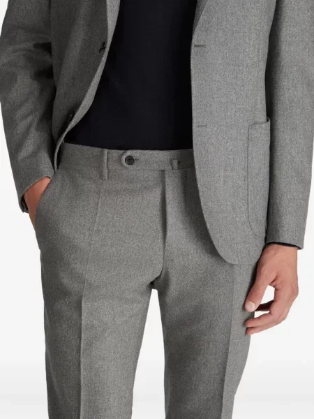 Pantaloni Incotex de flanelă gri