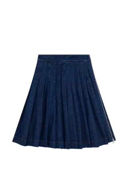Fustă midi Msgm albastru