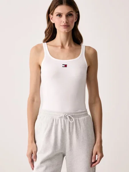 Tommy Hilfiger top pentru femei din cu pachet de 3 gri