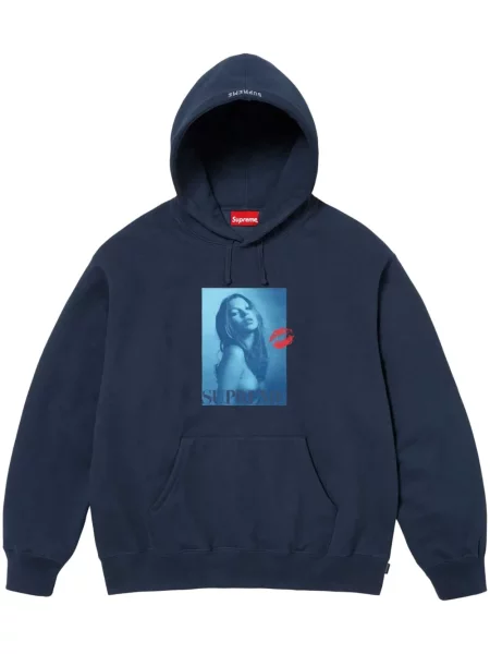 Hanorac cu glugă Supreme albastru
