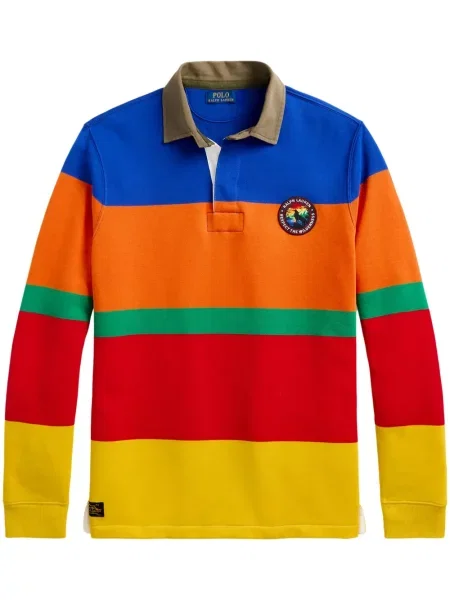 Polo Polo Ralph Lauren cu imagine de lână de costum verde
