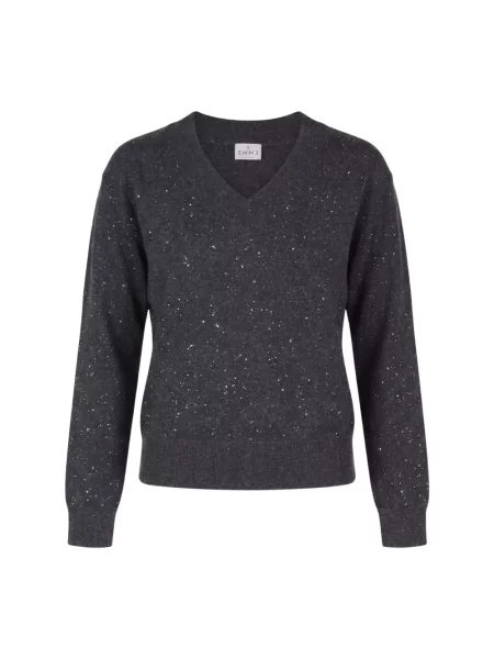 Sweter Emme Di Marella wełniany szary