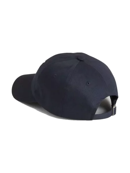 Czapka z daszkiem Woolrich z logo niebieska