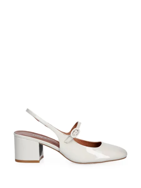 Pantofi cu toc Jonak Paris slingback alb