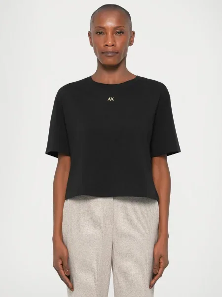 Armani Exchange tricou din alb